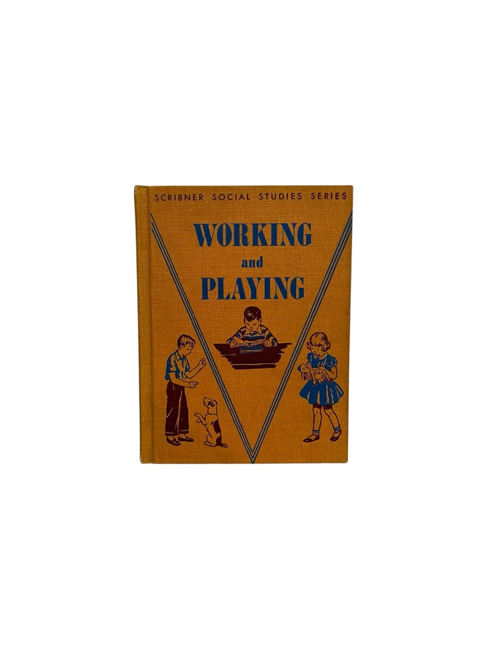 Working & Playing A Scribner Social Studies Series Book By Clyde B Moore 1950 HC
